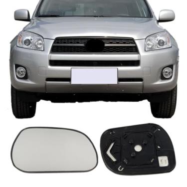 Imagem de Vidro de substituição do espelho lateral do passageiro para Toyota RAV4 2006-2012, vidro retrovisor lateral direito aquecido externo automotivo para Toyota RAV4 2006 2007 2008 2009 2010 2011 2012