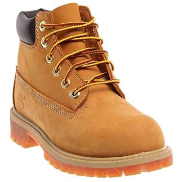 Imagem de Botas infantis Timberland de 15 cm à prova d'água para crianças pequenas, Wheat Nubuck, 13 Little Kid