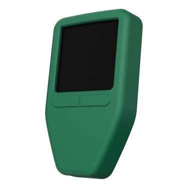 Imagem de CVER Capa de silicone compatível com Trezor Safe 3, proteção de cobertura total, acesso à tela e porta, (verde)