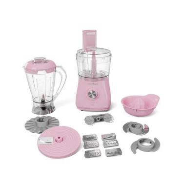 Imagem de Multiprocessador Britânia Rosa 12 Em 1 Rosa 1000w Cor Rosa - 110V OU 2