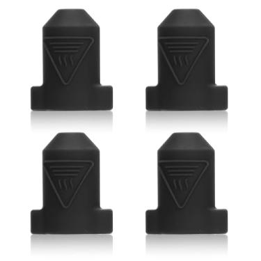 Imagem de 4 peças de meias de silicone para Creality Ender 3 V3 KE, meias Hotend com isolamento térmico, capa de bloco de aquecimento, peça de encaixe compatível com 3 V3 KE/K1/K1 Max/CR-10 SE (preto)