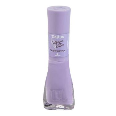 Imagem de Esmalte California Ice Cream Purple Springs 9ml Dailus Lavanda Pastel Com Alta Cobertura