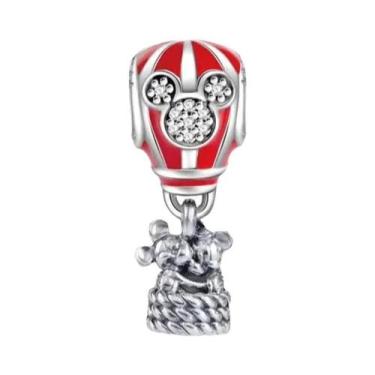 Imagem de Charm De Prata Esterlina 925 Da Disney Para Pulseira Mickey Minnie, Be