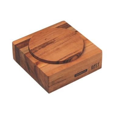 Imagem de Farinheira Rost Madeira Jatobá Mesclada 15 X 15cm 13562/071