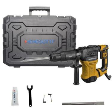 Imagem de Martelete Rompedor Menegotti MMR 1300W SDS Max – 220V | 6 Kg | 15J | Uso Profissional