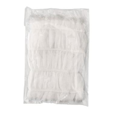 Imagem de MotiveTech 100 faixas de cabelo faciais SPA, para cuidados com a pele, elásticas e multiuso, ideais para maquiagem, perfeitas para usar em hotéis e para ioga, Branco