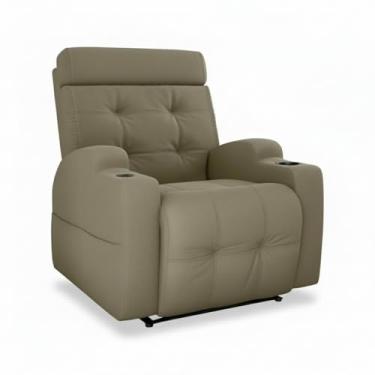 Imagem de Poltrona Do Papai Reclinável Elétrica Com Usb e Porta Copos Cherokee (Veludo Bege)