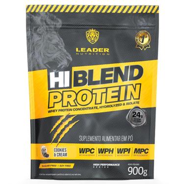 Imagem de Whey Protein Hi Blend Protein 900g Leader Nutrition WPC WPH WPI-Unissex