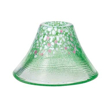 Imagem de Toyo Sasaki Glass, copo de saquê japonês, copo de parabéns, Sakura Fuji, Yamazakura, verde, aprox. 45 ml