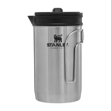 Imagem de Stanley - Prensa Francesa Adventure Boil + Brew, aço inoxidável compacto, aquece água e sopa, ideal para acampamentos, 900 ml