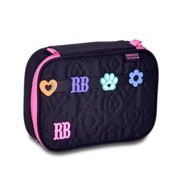 Imagem de Estojo Box Rebecca Bonbon 36 Pens Flower Power Preto - Clio - Clio Sty