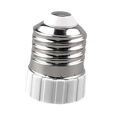 Imagem de KiBcsLic Adaptador de Base para Lâmpada Premium, Leve e ao Calor, Substitui Base de Lâmpada, E27 para Mr16 G5.3