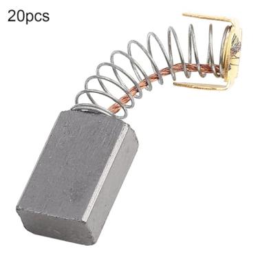 Imagem de Generic Conjunto de Escova de Carbono Condutora Substituível para Motores Elétricos 101 6 * 10 * 15mm, Fácil Substituição, Restaura a Vida, 20 Unidades para Gerador de Motor Elétrico