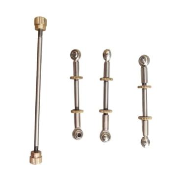 Imagem de oshhni Bielas de Trompete com Juntas Esféricas Universais, Fácil Instalação, Peças Resistentes, Kit de Reparo para Trompete com Porcas de Ajuste para Alto, 3 Pecas