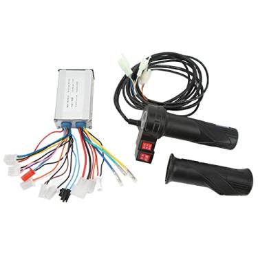 Imagem de Acouto Conjunto de Controlador de Velocidade Escovado para Bicicleta Elétrica 350W Com Função Reversa e Acelerador de Três Velocidades Bicicletas Elétricas, Triciclos e Motocicletas 24V/36V, Fáceis