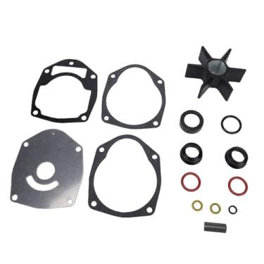 Imagem de Luocute Kit de Reparo de Bombas de água, 8M100526 247-43026Q06 Substituição Com Impulsor de Borracha à Prova de Calor e Tampa de Metal, Bombas de água de Motor de Reposição Automotiva