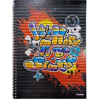 Imagem de Caderno Espiral Universitário Capa Dura 1 Matéria 96f My Collection Credeal Estampa 4