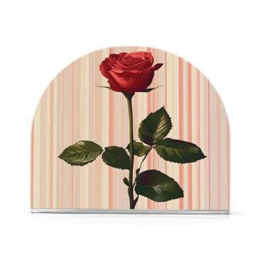 Imagem de xigua Porta-guardanapos de rosas para mesas de dia dos namorados – Porta-guardanapos para cozinha, porta-guardanapos de mesa, porta-guardanapos de coquetel, porta-guardanapos de papel381