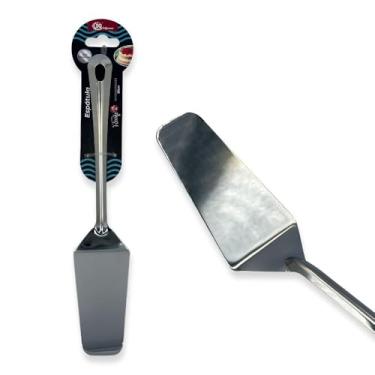 Imagem de Espátula para Confeitaria e Bolos em Aço Inox, 25cm, Espátula para Tortas