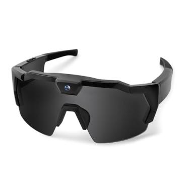 Imagem de VBESTLIFE Óculos de Sol Inteligentes Com Câmera, Gravador de Vídeo HD WiFi 1080P 12MP, Grande Angular, Estabilização Eletrônica, Lente Polarizada, para Ciclismo, Esportes