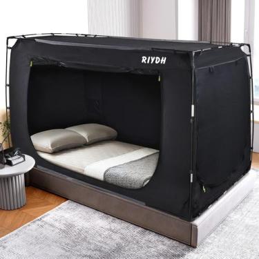Imagem de Tienda para Cama RIYDH Twin XL con 80% de Oscurecimiento y 3 Puertas
