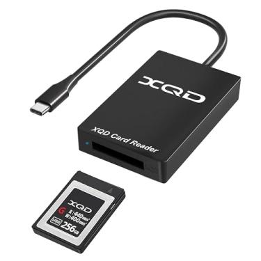Imagem de Leitor de cartão USB C XQD de 5 Gbps - Adaptador de leitor de cartão de memória XQD tipo C, super velocidade, suporta G/M Series USB Mark XQD, Lexar 2933x/1400x USB Mark XQD Card para Android/Windows