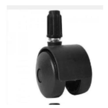 Imagem de Roda Para Arara Com Bucha Plástica Pequena - Fidel