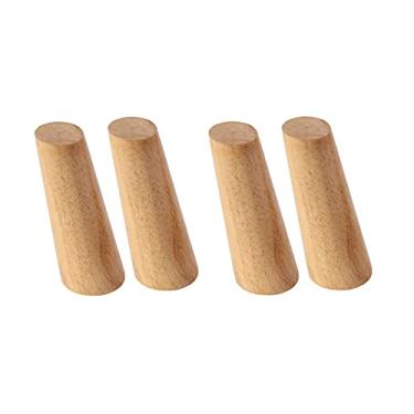Imagem de TRGCJGH Pernas de sofá pernas de móveis de madeira pernas de sofá de madeira pernas sobressalentes para armário vaidade sofá cadeira cômoda 4 pacotes, 3,9 polegadas