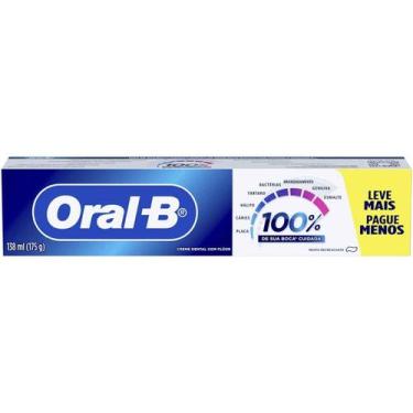 Imagem de Creme Dental Oral B 100% 175g