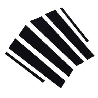 Imagem de Jiawu Conjunto de Acabamento de Cobertura de Postes de Janela de Forte Adesão de 6 Peças para Altima 6ª Geração 2019-2023, Proteção Eficaz para Pilares de Janela de Porta, Personalização Elegante