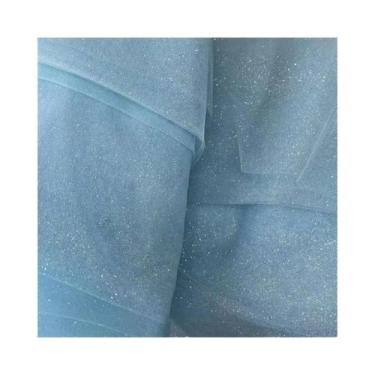 Imagem de Tecido De Tule Com Lantejoulas Azul E Vermelho Para Roupas Infantis, V