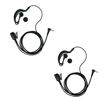 Imagem de HEOPBIRD Fone de ouvido Walkie Talkie de 2,5 mm com microfone de 1 pino em forma de G para Motorola Talkabout MH230R MR350R T200 T200TP T260 T260TP T460 T600 T800 MT350R Acessórios de rádio