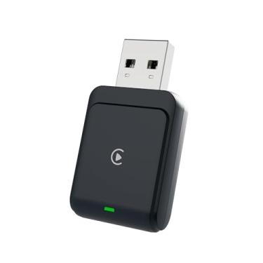 Imagem de Adaptador CarPlay e Android Auto Sem Fio 2 em 1, USB/Type-C Plug & Play, Compatível com iOS (iPhone) e Android, Converte CarPlay com Fio em Wireless, Mini Dongle Automotivo (Preto, 4173S)