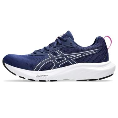 Imagem de ASICS Tênis de corrida feminino Gel-Contend 9, Azul expandido/rosa pálido, 38