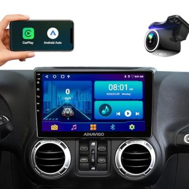 Imagem de Rádio estéreo de carro de 26 cm para Chevy Silverado 2007-2013 GMC Sierra Yukon Chevrolet Buick Enclave sem fio CarPlay e Android Auto, tela sensível ao toque HD, Android 13, navegação GPS, câmera de