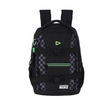 Imagem de Mochila de Costas Luxcel Loud Xadrez Preto-Masculino