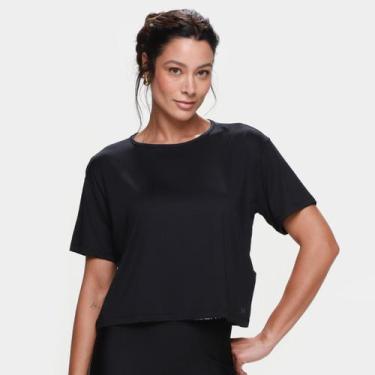 Imagem de Camiseta Under Armour Motion SS Feminina, Preto, Chumbo, G