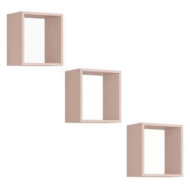 Imagem de Kit 3 Nichos Juju Rosa - Reller Móveis