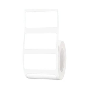 Imagem de Rolo De Papel Adesivo Transparente Branco Para Impressora De Etiquetas