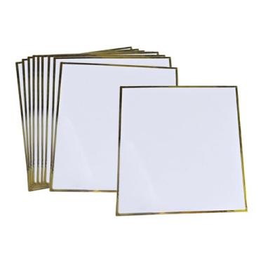 Imagem de FashionCha 10 Placas Shikishi, Placas Retangulares de Papel Washi para Assinaturas, Ideais para Colecionadores de Anime, 10x15cm