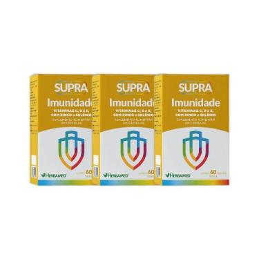 Imagem de Kit 3x Vitamina Supra Imunidade 60 cps - HERBAMED