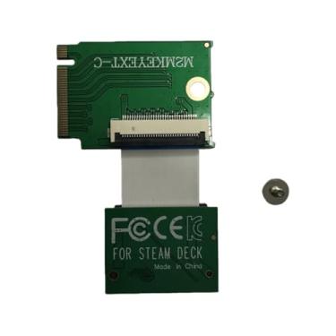 Imagem de Para conversão de dispositivo portátil LCD Steam Deck 2230 para 2230 2242 2260 2280 SSD Adaptador de placa de expansão de disco rígido de alta capacidade NVME M.2 PCIe 3.0 Gold Finger FPC Flex Cable