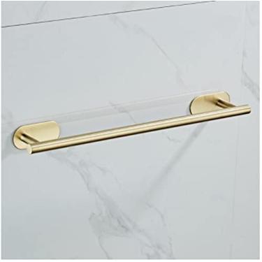 Imagem de NevStp Conjunto de ferragens de banheiro dourado para roupão, barra de toalha, suporte de papel higiênico, acessórios de banheiro, gancho de torre de 40 cm