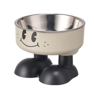 Imagem de Comedouro Elevado Para Cães | Comedouro Em Aço Inoxidável - Recipientes Para Animais Em Aço Inoxidável | Para Reduzir A Fadiga Articular E No Pescoço De Cães, Gatos E Filhotes