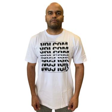 Imagem de Camiseta Volcom Silk Frontal Flip Thru Original Masculina-Masculino