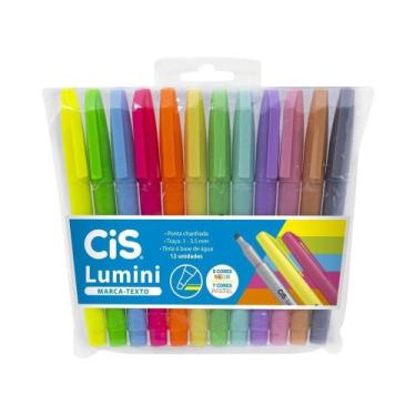 Imagem de Marca Texto Cis Lumini com 12 Cores