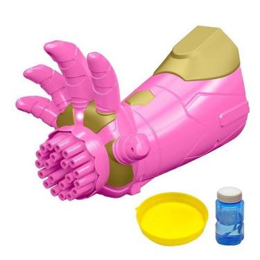 Imagem de Lança Bolhas Metalhand Mão 21 Furos Art Brink, Rosa