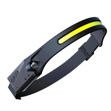 Imagem de Lanterna De Cabeça Detector De Movimento Led Cob Xpe Multiuso Pesca Camping