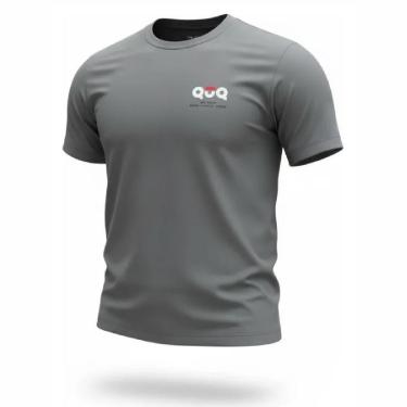 Imagem de Camiseta Quq 100% Poliamida Proteção Uv Treinos E Corte Slim-Unissex