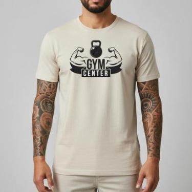 Imagem de Camiseta Masculina Vestuário Exclusivo Fio Premium Toque de Seda Off White Camisa Estilo Streetwear-Masculino